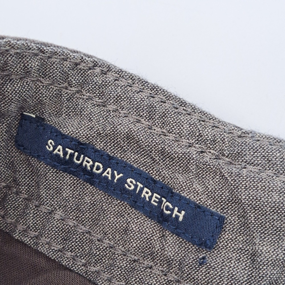 Lucky Brand Saturday Stretch Shorts Mens 30 Cotton Grey Solid 7MD2171 Casual - Picture 6 of 13